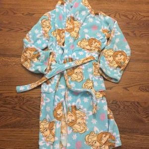 Girls Frozen cozy bathrobe with all over print